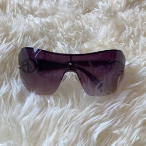 Armani Shield style sunglasses